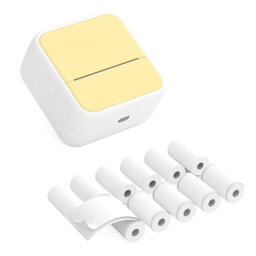 Mini-Taschendrucker, tragbar, thermisch, sofortiger Fotodruck, Etikettiermaschine, BT Wireless Connect, kompatibel mit Android/iOS-App, unterstützt Quittungsetikett, Memo, Aufkleber, Notizen, Listen Mini-Taschendrucker, tragbar, thermisch, sofortiger Fotodruck, Etikettiermaschine, BT Wireless Connect, kompatibel mit Android/iOS-App, unterstützt Quittungsetikett, Memo, Aufkleber, Notizen, Listen von Generisch