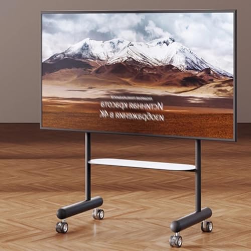 Mobiler TV-Ständer mit Rädern, höhenverstellbar und neigbar, tragbarer Rollbodenwagen für Ecke und Schlafzimmer Mobiler TV-Ständer mit Rädern, höhenverstellbar und neigbar, tragbarer Rollbodenwagen für Ecke und Schlafzimmer von Generisch