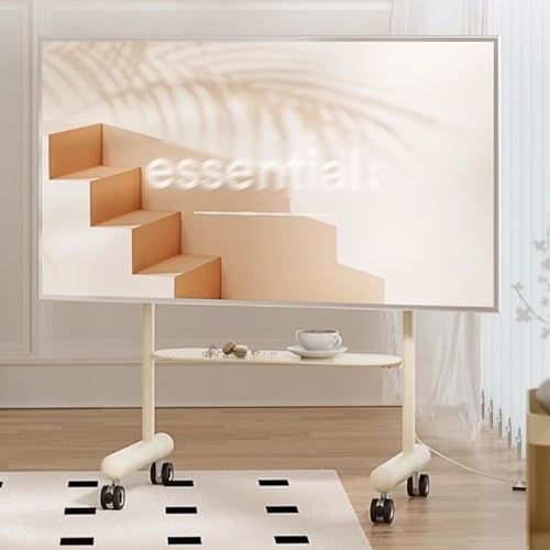 Mobiler TV-Ständer mit Rädern, höhenverstellbar und neigbar, tragbarer Rollbodenwagen für Ecke und Schlafzimmer Mobiler TV-Ständer mit Rädern, höhenverstellbar und neigbar, tragbarer Rollbodenwagen für Ecke und Schlafzimmer von Generisch