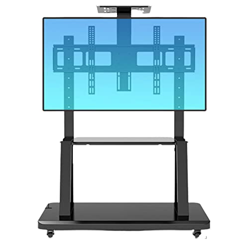 Mobiler TV-Wagen mit Rädern – abnehmbarer 140-203 cm TV-Ständer höhenverstellbare Ablagen, integrierter vertikaler Aufhänger für Zuhause und Büro, rollender TV-Ständer auf Rollen Mobiler TV-Wagen mit Rädern – abnehmbarer 140-203 cm TV-Ständer höhenverstellbare Ablagen, integrierter vertikaler Aufhänger für Zuhause und Büro, rollender TV-Ständer auf Rollen von Generisch