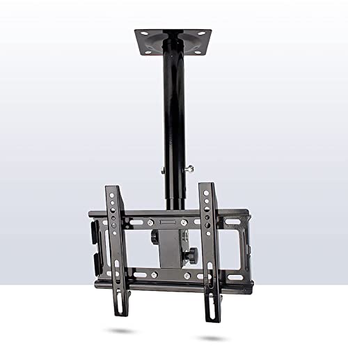 Mobiler Universal-TV-Ständer, verstellbar, rollbarer TV-Wagen für 81,3 cm - 177,8 cm (32 - 70 Zoll) Flachbildschirme, strapazierfähig, schwenkbar, TV-Ständer für Plasma/LCD/LED, tragbarer von Generisch