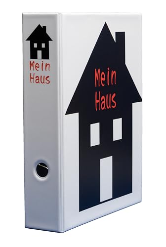 Motiv Ordner Mein Haus A4 – Stabiler PVC-Ordner mit 2-Ring-Mechanik, Made in Germany, Sammelordner für Dokumente und Unterlagen, kein Import Motiv Ordner Mein Haus A4 – Stabiler PVC-Ordner mit 2-Ring-Mechanik, Made in Germany, Sammelordner für Dokumente und Unterlagen, kein Import von Generisch