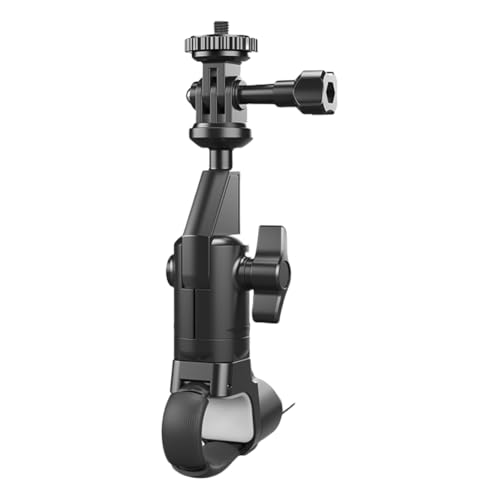 Motorrad-Fahrrad-Kamerahalterung, 360 Grad drehbar, Kameralenkerhalterung, Fahrradhalterung für Insta 360 X2 X3 X4 Go Pro 12 11 10 von Generisch