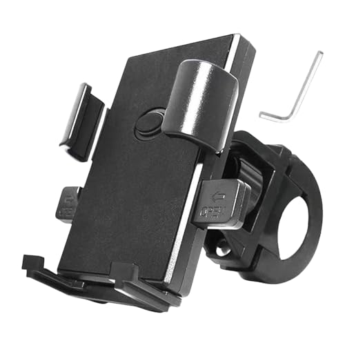 Motorrad-Handyhalterung - 360° drehbare Halterung für Motorradlenker | Verstellbare Fahrrad-Telefonklemme Lenkerhalterung für Roller Fahrrad Motorrad Motorrad-Handyhalterung - 360° drehbare Halterung für Motorradlenker | Verstellbare Fahrrad-Telefonklemme Lenkerhalterung für Roller Fahrrad Motorrad von Generisch