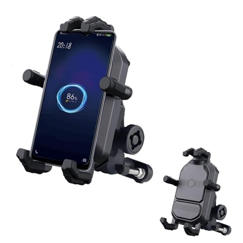 Motorradlenker-Telefonhalterung, Motorrad-Lenkerhalterung, Handy-Navigation des Lenkers Bewältigt Shock, Vielseitiges stabiles Fahrradzubehör für ein Gui-Erlebnis von Generisch