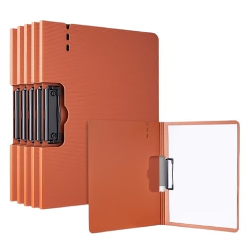 Multifunktionale A4-Aktenordner, faltbarer Schreibblock und Daten für Bürobedarf, Orange, 5 Stück Multifunktionale A4-Aktenordner, faltbarer Schreibblock und Daten für Bürobedarf, Orange, 5 Stück von Generisch