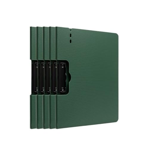 Multifunktionaler A4-Aktenordner – 5 Stück, grüne Clips, faltbarer Schreibblock und Datenspeicherung für Bürobedarf, ideal für Geschäft und Schule Multifunktionaler A4-Aktenordner – 5 Stück, grüne Clips, faltbarer Schreibblock und Datenspeicherung für Bürobedarf, ideal für Geschäft und Schule von Generisch