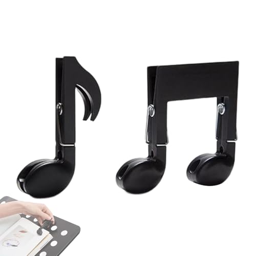 Musiknotenförmige Büroklammern,2 teile/satz Musik Büroklammern |Notenklammern Seitenhalter Heftklammern Buchklammern Lesezeichen Schreibwarenklammern für Papier Musiknotenförmige Büroklammern,2 teile/satz Musik Büroklammern |Notenklammern Seitenhalter Heftklammern Buchklammern Lesezeichen Schreibwarenklammern für Papier von Generisch