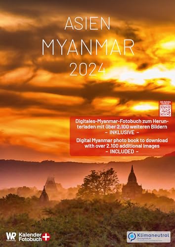 Myanmar 2024 A3 hochformat mit großem Kalendarium für Ihre Einträge inklusive digitalem Fotobuch zum Download von Generisch