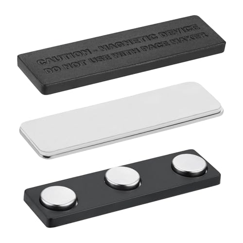 Namensschild Magneten - Magnet Namensschild | Wiederverwendbare Halterung mit Starkem Magnetverschluss für Berufskleidung, Werkzeugkasten, Whiteboard & Ausstellungen Namensschild Magneten - Magnet Namensschild | Wiederverwendbare Halterung mit Starkem Magnetverschluss für Berufskleidung, Werkzeugkasten, Whiteboard & Ausstellungen von Generisch