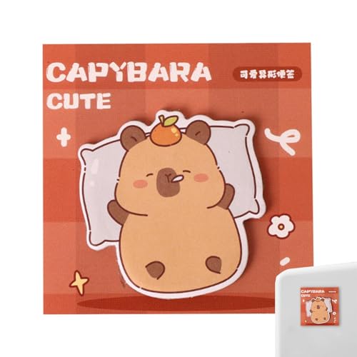 Niedliche Haftnotizen – Cartoon-Tier Capybara Haftnotizen – 30 Blatt abnehmbare Notizblöcke, Klassenzimmerbedarf, Schulbedarf für Schüler Lehrer Niedliche Haftnotizen – Cartoon-Tier Capybara Haftnotizen – 30 Blatt abnehmbare Notizblöcke, Klassenzimmerbedarf, Schulbedarf für Schüler Lehrer von Generisch