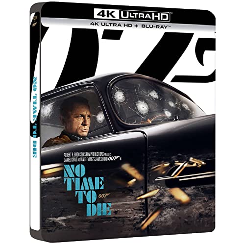 No Time to Die 4K, Steelbook, Zavvi exklusive ohne deutschen Ton, 4K UHD-Blu-ray + Blu-ray, Uncut, Regionfree, Uncut, Regionfree, OOP von Generisch