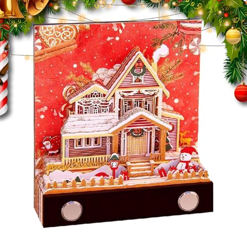 Notizblock, Weihnachtsmemoblock, Skulptur, dekorativer Tischaufsatz, Sammlerstück, Schnitzkunst, Notizblock für Neujahr, Weihnachten, Winter, Zuhause Notizblock, Weihnachtsmemoblock, Skulptur, dekorativer Tischaufsatz, Sammlerstück, Schnitzkunst, Notizblock für Neujahr, Weihnachten, Winter, Zuhause von Generisch