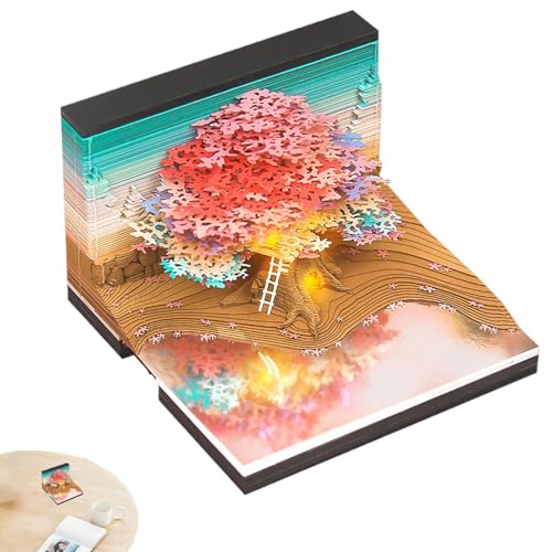 Notizblock-Kalender 2025, Kunstkalender, Notizblock, Papierschnitzerei, 2025, Schreibtischkalender, innovativer Schreibtischkalender, Planungskalender für Zuhause, Firma, Schule Notizblock-Kalender 2025, Kunstkalender, Notizblock, Papierschnitzerei, 2025, Schreibtischkalender, innovativer Schreibtischkalender, Planungskalender für Zuhause, Firma, Schule von Generisch