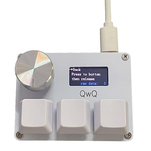 OSU Tastatur für Sayodevice O3C, weiße Rapid-Trigger-Tastatur, Hallschalter, magnetische lineare Schalter, Tastatur mit Knopf und IPS-Bildschirm, Kopiereinfügen, Shortcut-Tastatur, von Generisch