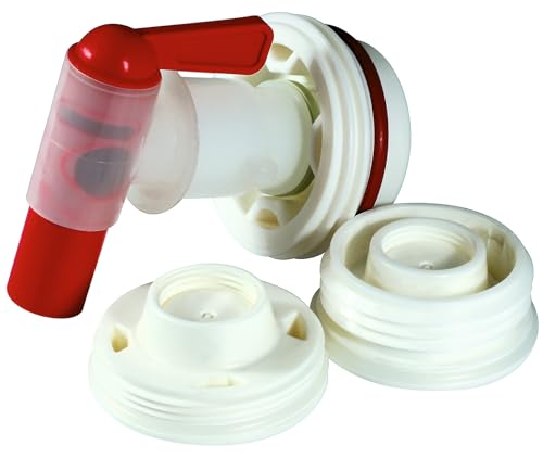 OTTO Auslaufhahn 2 Zoll Mit Entlüftung (AERO FLOW) Für 30, 50 und 200 Liter Spundloch-Fass und 25 Liter Blech Fass mit Spundloch von Generisch