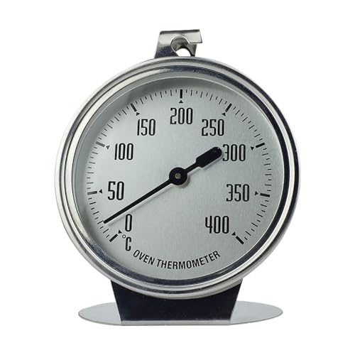 Ofenthermometer,Backofen-Grill-Kochthermometer mit großem Ziffernblatt - Sofort ablesbares Kochtemperatur- Thermometer, ofenfest von Generisch