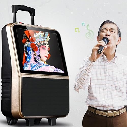 Outdoor Wagen Lautsprecher mit LED Bildschirm, WiFi & Bluetooth Konnektivität, kabelloses Telefonladen für Partys und Veranstaltungen von Generisch