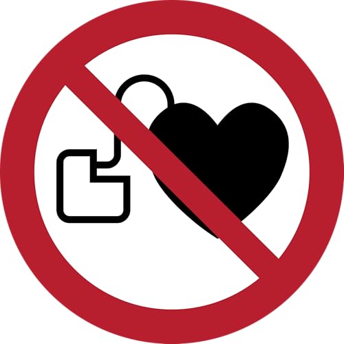 P007: Kein Zutritt für Personen mit Herzschrittmachern oder implantierten Defibrillatoren | Warnzeichen nach DIN EN ISO 7010 | Ø 20 cm P007: Kein Zutritt für Personen mit Herzschrittmachern oder implantierten Defibrillatoren | Warnzeichen nach DIN EN ISO 7010 | Ø 20 cm von Generisch