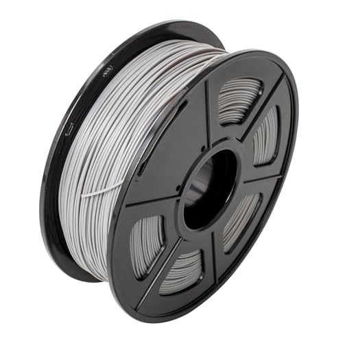 PLA+ 3D-Drucker-Filament, 1,75 mm, Maßgenauigkeit +/- 0,02 mm, 1 kg Spule, Grau PLA+ 3D-Drucker-Filament, 1,75 mm, Maßgenauigkeit +/- 0,02 mm, 1 kg Spule, Grau von Generisch