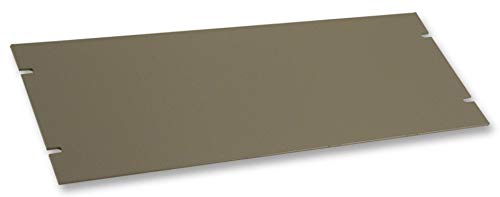 Panel, Aluminium, 48,3 cm, 2U, Rack-Panels, 48,3 cm (19 Zoll) Geräte-/Schrankregal (PBPA19003GY2), 1 Stück von Generisch