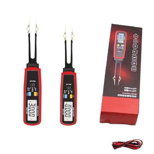 Parasitic Draw Fuse Tester, Digital Smart Multimeter with Live Current Display up to 80A, Multi-Function Circuit Tester for Mini/Maxi/ATC Fuses, Diode/Resistor/Capacitor/Battery Testing (2PCS) von Generisch