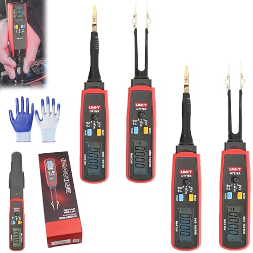 Parasitic Draw Fuse Tester Automotive, Car Circuit Tester Monitor Zubehör für Mini-, Maxi- und ATC-Sicherungen Live-Stromlesungen bis zu 80a, austauschbare Spitzen und eingebaute Taschenlampe,2PCS Parasitic Draw Fuse Tester Automotive, Car Circuit Tester Monitor Zubehör für Mini-, Maxi- und ATC-Sicherungen Live-Stromlesungen bis zu 80a, austauschbare Spitzen und eingebaute Taschenlampe,2PCS von Generisch