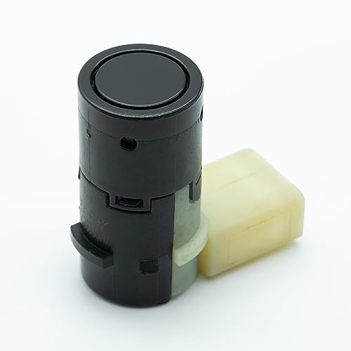 Parksensor PDC für Audi in Wagenfarbe A6 C6 4F | A6 C5 | A4 B6 B7 Cabrio | A8 D3 4E | Limousine Avant Allroad Vorne Hinten 7H0919275C (Brillantschwarz LY9B) von Generisch