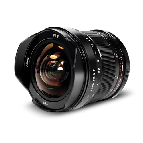 Pergear 14mm F2.8 II manuelles Ultraweitwinkelobjektiv, kompatibel mit spiegellosen Vollformat-Nikon-Z-Mount-Kameras Z5 Z6 Z7 Z6II Z7II Z9 von Generisch