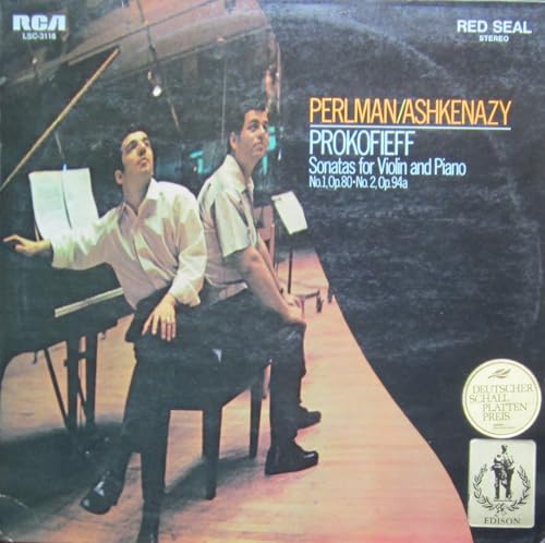 Perlman /AShkenazy/Prokofieff/Sonatas for Violin & Piano No. 1,Op, 80-No. 2, Op. 94a(12" Vinyl LP) von Generisch