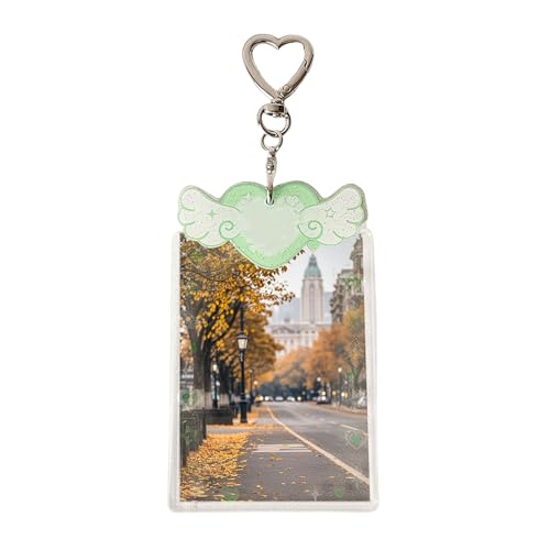 Photo Card Sleeves, Photocard Protector Case, Acrylic Clear Badge Holder, Scratch-Resistant Lightweight Cover, Student ID Credit Card Organizer, 4.41x2.76 Inches von Generisch