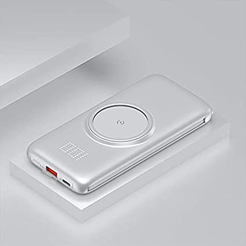 Powerbank Schnellladung, Power Bank Fast PackCharger, 20.000 mAh kabellose Powerbank, integrierte 4 Kabel kompatibel von Generisch