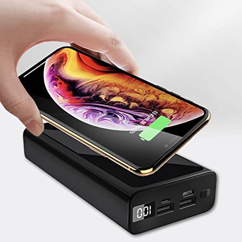 Powerbank Schnellladung, Powerbank, 20.000 mAh, kabellose Powerbank, Pd22,5 W, bidirektional, schnelles USB-C-Powerbanks für 99 % aller elektronischen Geräte, Schwarz Powerbank Schnellladung, Powerbank, 20.000 mAh, kabellose Powerbank, Pd22,5 W, bidirektional, schnelles USB-C-Powerbanks für 99 % aller elektronischen Geräte, Schwarz von Generisch