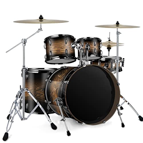 Professionelles Schlagzeug Schlagzeug für Anfänger Erwachsene, komplettes Musikinstrument-Set zum Lernen und Aufführen Professionelles Schlagzeug Schlagzeug für Anfänger Erwachsene, komplettes Musikinstrument-Set zum Lernen und Aufführen von Generisch