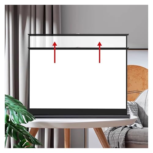 Projektor-Leinwand, manuelles Herunterziehen, faltbar, knitterfrei, tragbar, für Zuhause, Party, Büro, Klassenzimmer – Seitenverhältnis 16:9 Projektor-Leinwand, manuelles Herunterziehen, faltbar, knitterfrei, tragbar, für Zuhause, Party, Büro, Klassenzimmer – Seitenverhältnis 16:9 von Generisch