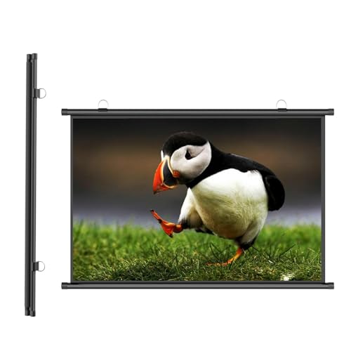 Pull-Down-Projektor-Leinwand, tragbar, HD 4K, kompatibel für Wandmontage/Decke, perfekt für Filme und Präsentationen im Freien Pull-Down-Projektor-Leinwand, tragbar, HD 4K, kompatibel für Wandmontage/Decke, perfekt für Filme und Präsentationen im Freien von Generisch