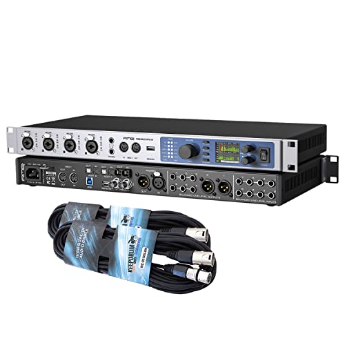 RME UFX III USB MADI Audio Interface Soundkarte + 2x keepdrum XLR Kabel von Generisch