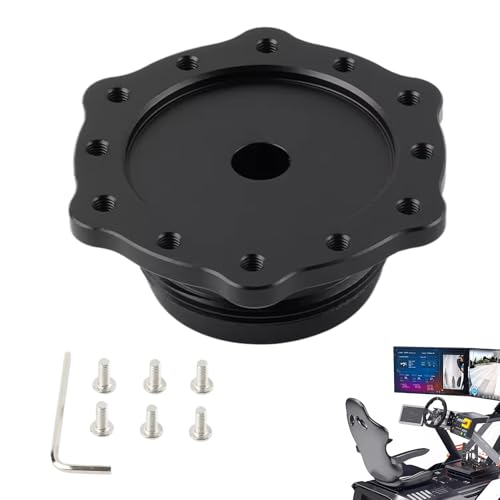 Rad Spacer - Aluminiumlegierungsrad -Abstandshalter | Rennspiel -Lenkräder Adapter | Ersatzsystem für Automobilgeräte für PC -Automobil -Renngeräte für Männer Frauen Teenager von Generisch