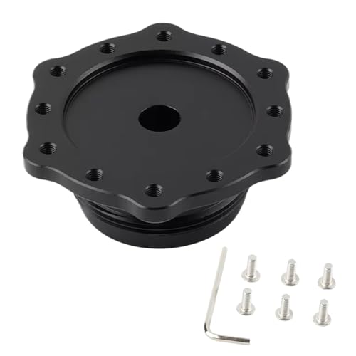 Radhalter - Radadapter & Abstandshalter | Aluminium -Lenkrad -Hub -Hub -Adapter | Rennspiel -Lenkradadapter | Geräteersatzsystem für PC Automobil -Renngeräte für Männer Frauen TE von Generisch