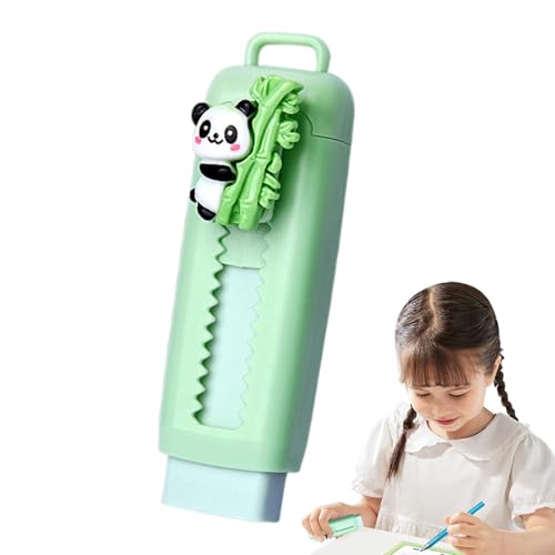 Radiergummi, Radiergummi, Radiergummis up,Cartoon Panda Bleistift Push Pull Slide Radierer für Kinder Retractable - Süßes Schreiben Malerei Zeichnen sauberes Werkzeug von Generisch