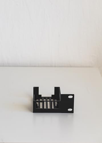 Raspberry Pi 5 Rack-Halterung – 3D-gedruckte Montage für 19" Serverracks – Links oder rechts montierbar – Home Lab Zubehör (Grau, Rechts) von Generisch