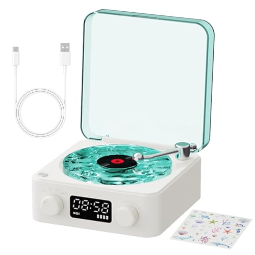 Record Player Smart - Waves Record Player, Vintage Record Player, Elegance Turn Tables | Waves Vintage Record Player, Plattenspieler mit Lautsprechern, Smart Record Player Die Wellen Turntables for Re Record Player Smart - Waves Record Player, Vintage Record Player, Elegance Turn Tables | Waves Vintage Record Player, Plattenspieler mit Lautsprechern, Smart Record Player Die Wellen Turntables for Re von Generisch