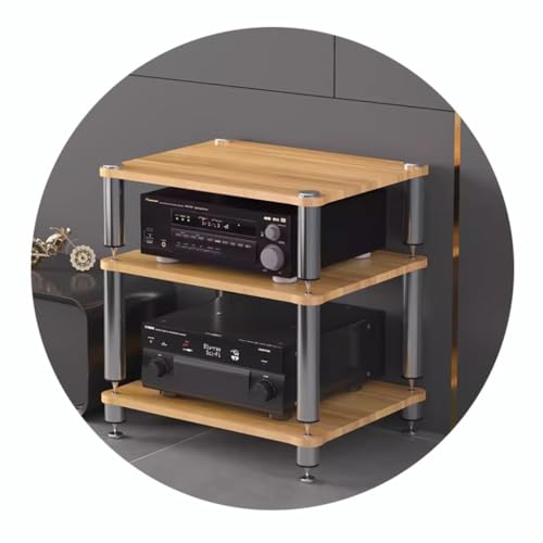 Regal mit stoßdämpfenden Füßen – Ständer für Audio-Video-Komponenten, 2/3/4-Ebenen, Plattenspieler-Ständer und Schrank Regal mit stoßdämpfenden Füßen – Ständer für Audio-Video-Komponenten, 2/3/4-Ebenen, Plattenspieler-Ständer und Schrank von Generisch
