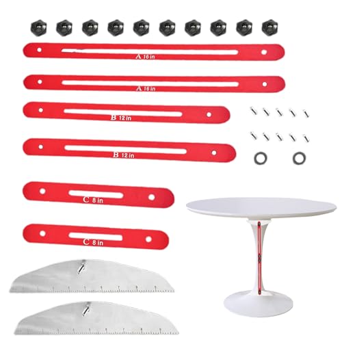 Regalanreißer, Treppenstufenlehre - Treppenlehre Treppenmesswerkzeug,8-Zoll-60-Zoll-Aluminiumlegierungsmaterialien für Treppen, Setzstufen, Regale und das Schneiden von Trockenbauwänden von Generisch