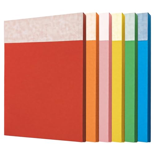 Regenbogen-Haftnotiz-Set, 6 Stück, DIY-Papierschneide-Notizblöcke, bunte Notizblöcke für Handwerk, Büro und Schule Regenbogen-Haftnotiz-Set, 6 Stück, DIY-Papierschneide-Notizblöcke, bunte Notizblöcke für Handwerk, Büro und Schule von Generisch