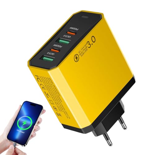 Reiseadapter Für Europa - 2 USB + 2 PD Europäischer Reisestecker Mit Schnellem QC3.0 & Mehrfachanschlüssen - 4-in-1 QC3.0 Schnellladegerät mit Mehrfachanschlüssen für Hotel Flughafen Kreuzfahrt Europa Reiseadapter Für Europa - 2 USB + 2 PD Europäischer Reisestecker Mit Schnellem QC3.0 & Mehrfachanschlüssen - 4-in-1 QC3.0 Schnellladegerät mit Mehrfachanschlüssen für Hotel Flughafen Kreuzfahrt Europa von Generisch