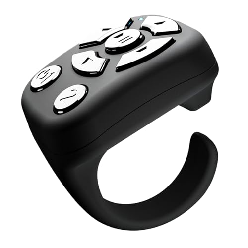Ringfernbedienung, Fernbedienungsring,Kamera Remote Shutter Wireless Scroller - Tragbar, wiederaufladbar, Telefonklicker zum Lesen, Durchsuchen sozialer Medien, Videos ansehen Ringfernbedienung, Fernbedienungsring,Kamera Remote Shutter Wireless Scroller - Tragbar, wiederaufladbar, Telefonklicker zum Lesen, Durchsuchen sozialer Medien, Videos ansehen von Generisch