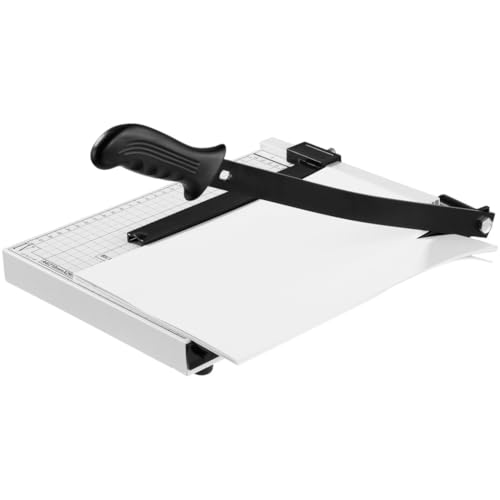 Robuste Papierschneidemaschine, 30,5 cm Schnittlänge & 10 Blatt Kapazität, Präzisions-Papierschneider mit Sicherheitsverriegelung und Führungsstange, ideal für Zuhause und Büro Robuste Papierschneidemaschine, 30,5 cm Schnittlänge & 10 Blatt Kapazität, Präzisions-Papierschneider mit Sicherheitsverriegelung und Führungsstange, ideal für Zuhause und Büro von Generisch