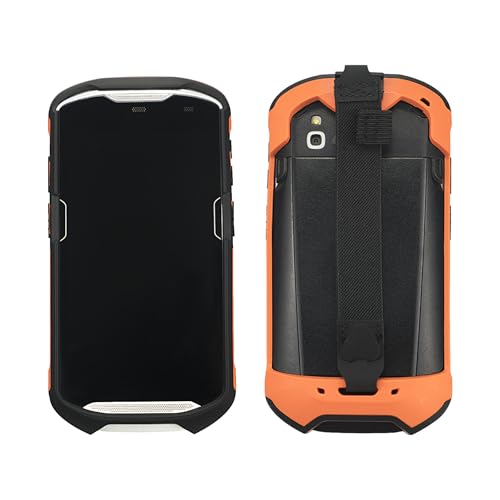 Robuste Schutzhülle mit Handschlaufe für Zebra TC51/TC510K/TC52/TC56/TC57 Scanner (Orange) von Generisch