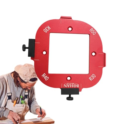 Router-Eckradius-Vorlage, Vorlagen Für Holzbearbeitungsecken, Ecklehre Für Oberfräsen Aus Aluminiumlegierung, Schablonen Für Eckradius-Fräsen, Schablonen Für Oberfräsen Router-Eckradius-Vorlage, Vorlagen Für Holzbearbeitungsecken, Ecklehre Für Oberfräsen Aus Aluminiumlegierung, Schablonen Für Eckradius-Fräsen, Schablonen Für Oberfräsen von Generisch